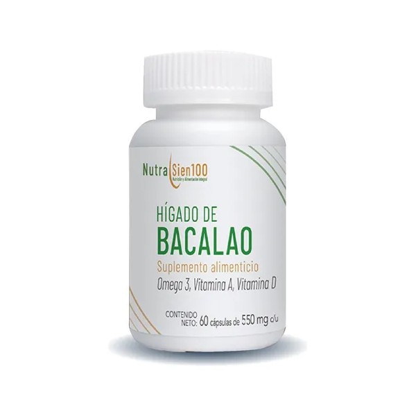 Aceite De Hígado Bacalao Omega 3 Vit D Y A