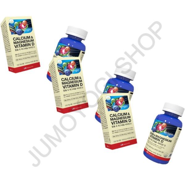 JUMOYO Calcium Magnesium Vitamin D 3 cans Joint Health Functional Food / JUMOYO 칼슘 마그네슘 비타민D 3통 관절건강기능식품