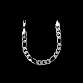 NYCFASHOINJEWELS Figaro Silver Bracelet