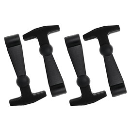 Yeti Cooler Latches 4 Piece Set Black Replacement Latch for Yeti & RTIC Models Durable T-Style Latch Accessories Made from High-Quality Rubber (Black)