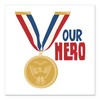 CafePress Our Hero Square Car Magnet 3 X 3 Square