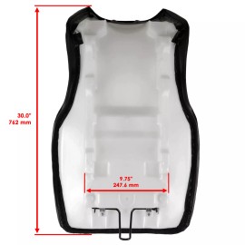 Caltric Complete Seat for Polaris Xpress 300 / Xpress 400 1996 1997 1998 1999 Black Seat