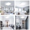 EASY EAGLE LED Ceiling Light Square: 6500 K Ceiling Light