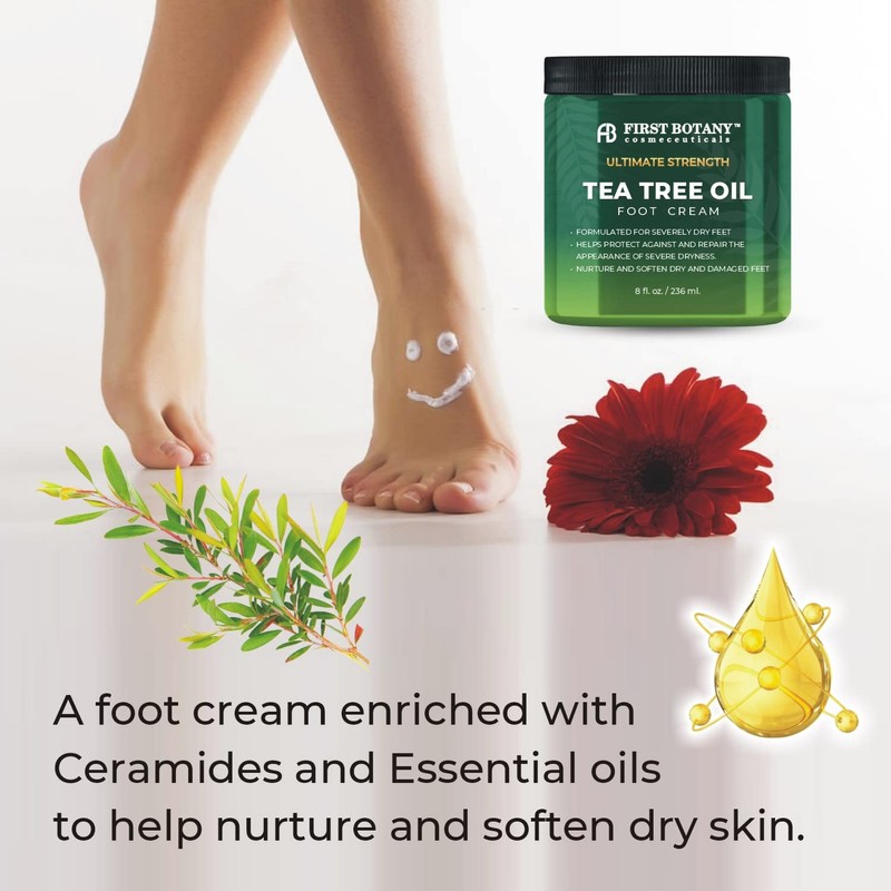 First Botanicals Athlete's Foot Cream with Tea Tree Oil Aloe