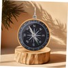 WOONEKY Portable Keychain Compass Aluminum Alloy Hiking Travel Compass with