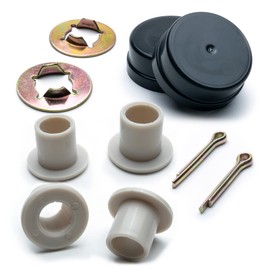 HD Switch - 2 Kits - 931-0484A 741-05094 714-0162 736-04228B Front Wheel Flange Bushing Bearing Rebuild Kit fits MTD Cub Cadet XT1 Troy-Bilt Bronco Craftsman Yard Machine Lawn & Garden Tractor Mowers