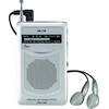 Kakusee FM-108 Radio, Gray, 2.1 x 0.8 x 3.7 inches