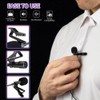 3.5mm Lavalier Microphone, Omnidirectional Condenser Mic Professional Grade with Easy