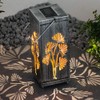 Globo 33482 LED Solar Outdoor Lantern Flower Design Balcony Ceiling
