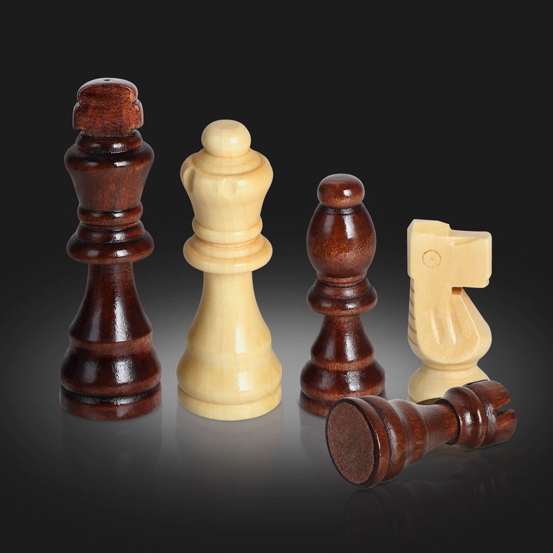 FanVince Chess Set 15" Wooden Board Game - Wood Sets
