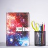 sayrrame Diary with Lock for Women Girls, School Supplies, Galaxy