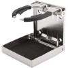 Amarine Made 2X Stainless Steel Adjustable Folding Cup Drink Holder