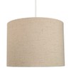 Happy Homewares Contemporary and Sleek 10 Inch Taupe Linen Fabric
