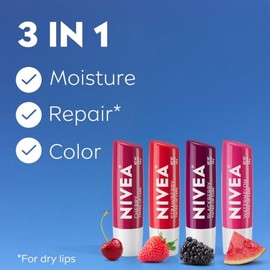 Nivea Fruit 4 piece variety pack, 0.17 Ounce