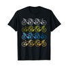 Vintage Bikes Biker Retro Bicycle Cycling Xmas Gift T-Shirt