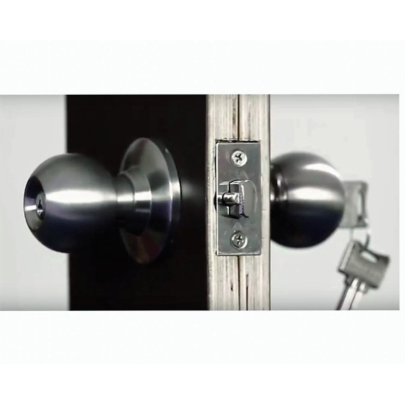 Knob Lock Communicating : Keyed Alike Cylinders On Both Sides