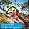 Arborist Bull Rope, High Strength Polyester Pulling and Multipurpose Rigging