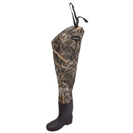 FROGG TOGGS Men's Nylon/PVC Hip Waders, Realtree Max-7 Cleated, Numeric_10