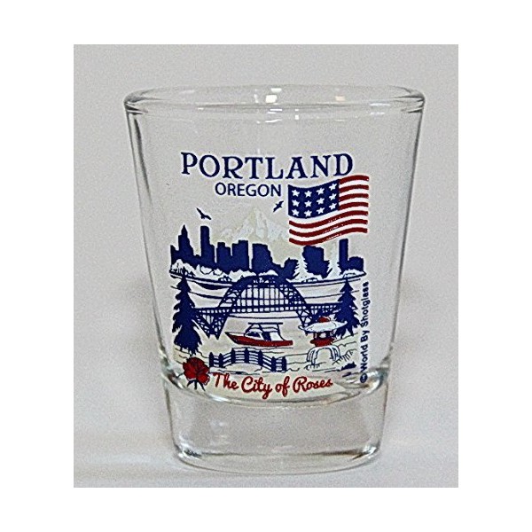 Portland Oregon Great American Cities Collection Shot Glass