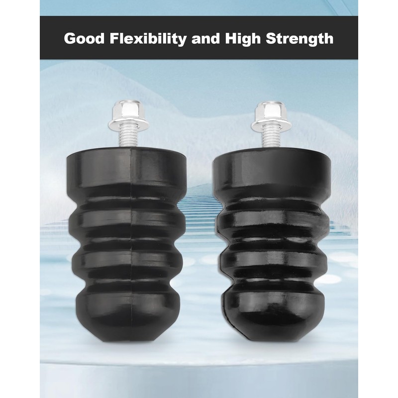 JUWEVAZU 2Pcs Rear Leaf Spring Bumpers Fit for Ford Excursion