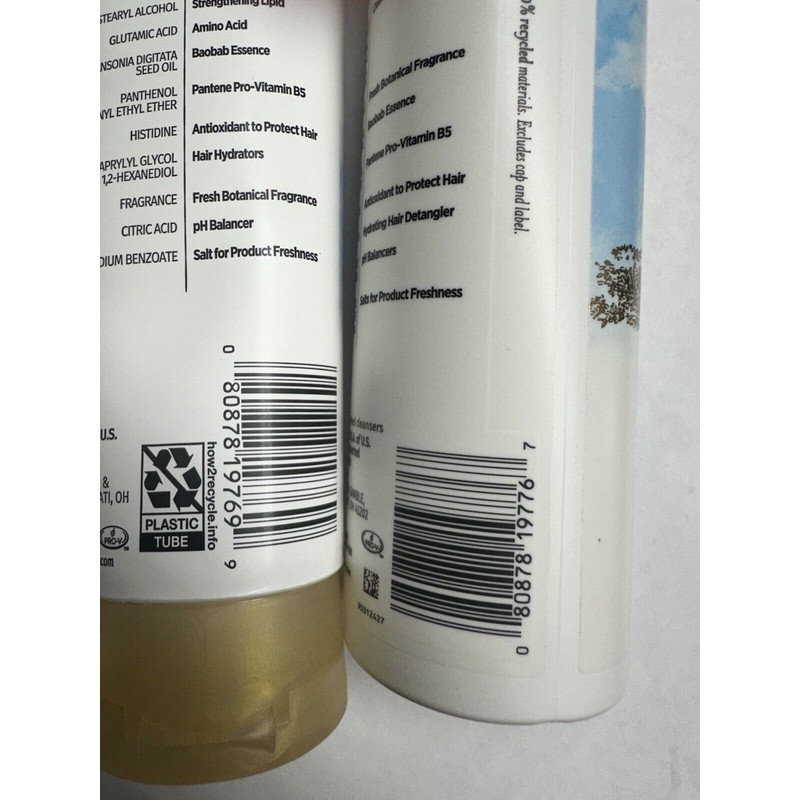 Pantene Nutrient Blends Hydrating Glow Sulfate-Free Shampoo and Conditioner