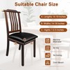 WUSOUPU Leather Seat Covers for Dining Chairs Waterproof Chair Seat