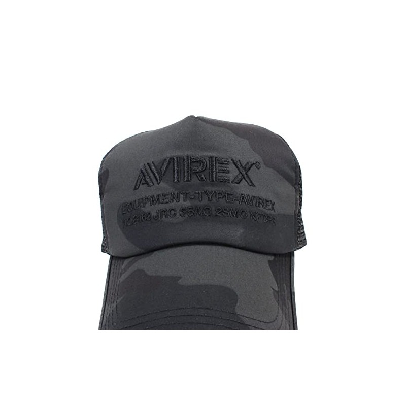 AVIREX Avilex Men's Mesh Cap, NUMBERING USA, Large Size, XL,