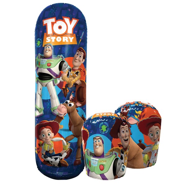 Hedstrom Toy Story 4 Bop Bag Inflatable Punching Bag & Gloves Set, 36 Inch