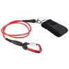 Freediving Lanyard Leash Diving Safety Rope Cable with Wristband Carabiner