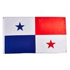 US Flag Store Panama Flag 3ft x 5ft Superknit Polyester,White, Blue, Red,Panama-35P