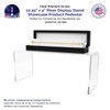 Marketing Holders 4 Pack Clear Acrylic Riser Display Stand 10