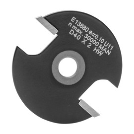 ENT Slotting Cutter TC Shank (C) 6,35 mm, Diameter (A) 40 mm, B 2 mm