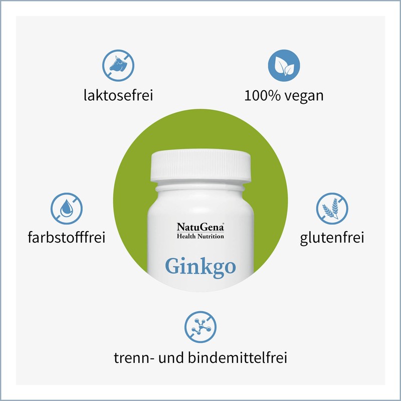 NatuGena Ginkgo, Ginkgo Biloba Capsules (50:1), Helps Support and Strengthen
