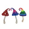 GlitZGlam Miniature Mushroom for The Fairy Garden - Red Robin