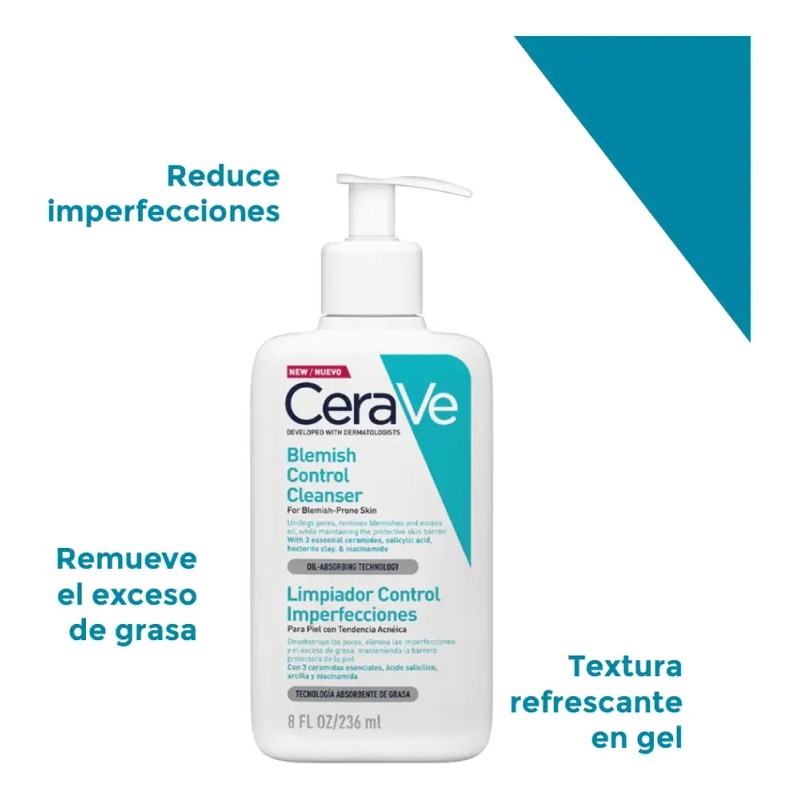 Cerave Kit Limpiador Y Serum Retinol Control Marcas Por Acne