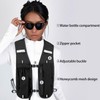 Plain Running Vest with Phone Holder & Storage, Adjustable Hydration