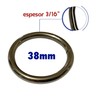 argolla Redonda soldada 38mm Espesor 3/16" argollas Uso rudo para