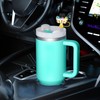 8 Pack Black Cat Straw Cover Toppers, Silicone Reusable Straw