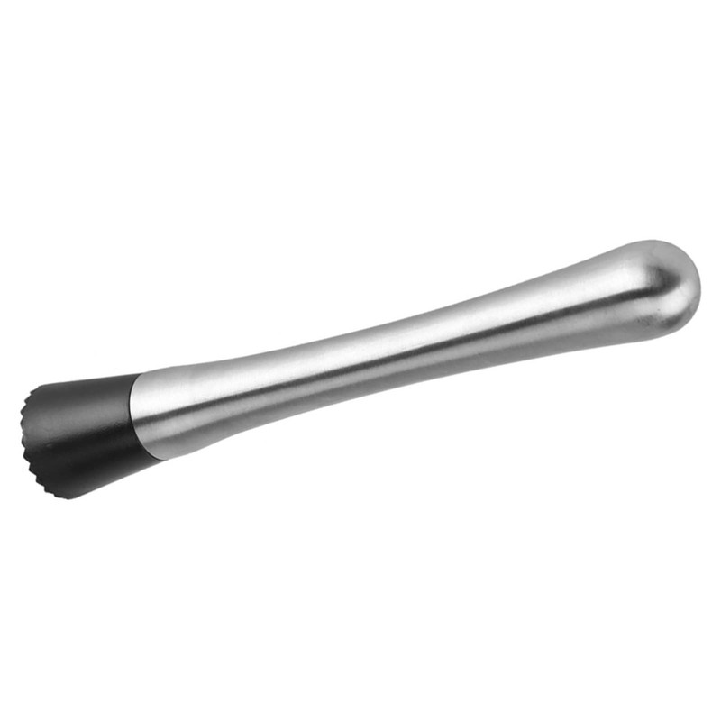 Stainless Steel Cocktail Muddler Mojito Masher Barware Tool for Home