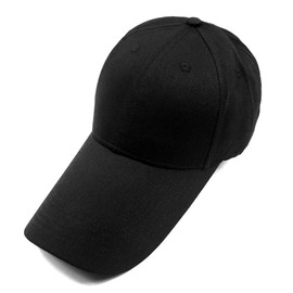 LOCOMO Men Women Super Extra Long Bill Fishing Hat Trucker Snapback Baseball Brim Sun Cap, Black Ffh322a