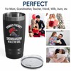 Snowboarding Black Edition Viking Tumbler 20oz - Powder therapy Snowboarding