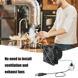 Household ventilation fans | Absorber Fume Extractor Fan,Mini Inline Booster Absorber Adjustable Speed Extractor Exhauster Air Ventilation Blower for Home Bathroom Toilet Kitchen