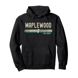 Maplewood NJ | New Jersey | Travel & 80s Style Pullover Hoodie