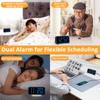 ROCAM Digital Alarm Clock for Bedrooms with Large Display, Loud