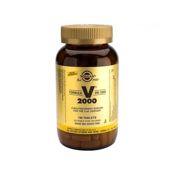 Solgar Multivitamin VM-2000, 180Tablets