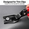 Fastener Remover Car Trim Rivet Removal Pry Tool Repair Kit