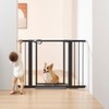 unipaws Clear Dog Gate Baby Gate for Doorway Stairs Wide