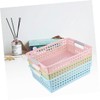 SHOWERORO 3pcs Office Storage Basket File Basket File Organizer Organizer