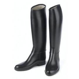 Ovation Ladies Cottage Derby Lined Rubber Riding Boots, Black, 7