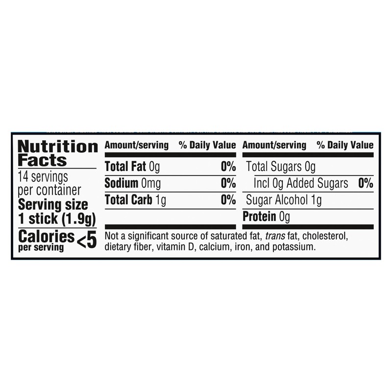 Trident Mint Bliss Sugar-Free Chewing Gum, 12 Packs of 14